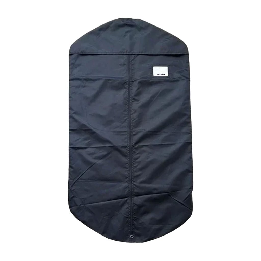 Prada Garment Bag Travel Dust Cover Navy Blue Nylon New